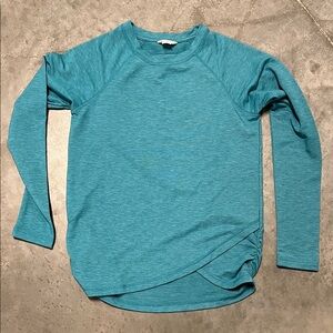 Danskin Teal Long Sleeve Top